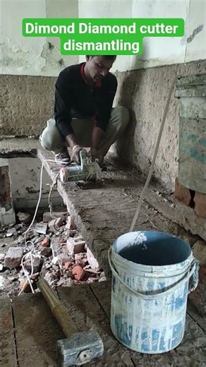 Diamond cutter dismantling