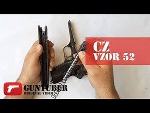 CZ-52 (vzor 52) 7,62x25 tokarev - How to Disassembly and Reassembly (Field Strip)