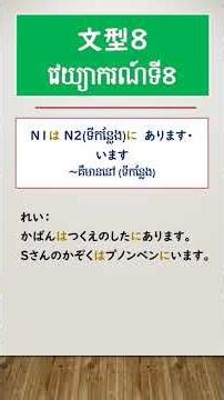 Minna no Nihongo I Lesson 10-2
