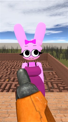 We found Sprunki Remake Human in maze Gmod #gmod #garrysmod #shorts