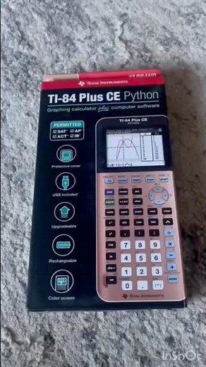 Unboxing TI-84 Graphic Calculator