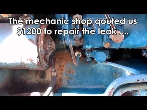 Ford Tractor Leaking Fuel Pump DIY Temp Fix