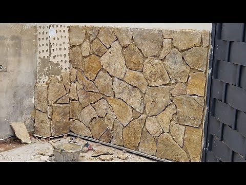 Colocación de piedra natural