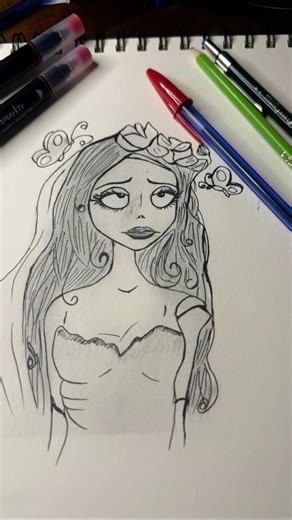 Emily , corpse bride #anime #corpsebride #bride e