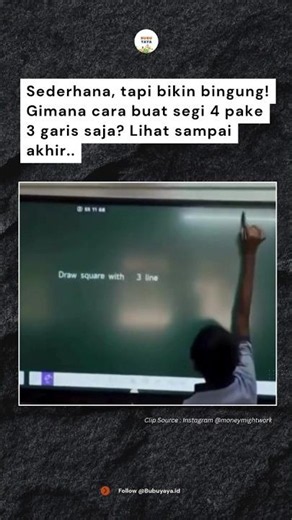 This 3-Line Quadrilateral Challenge Failed Many Kids, Until One Child Found the Solution