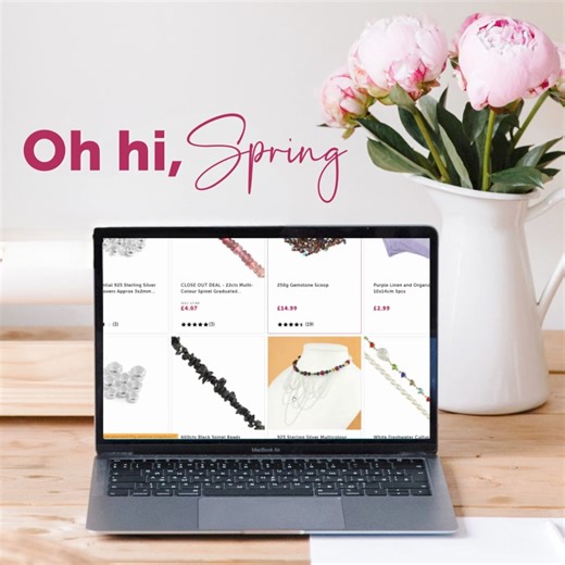 Oh hi Spring 🌸 Is it just us or does it *finally* feel like spring has sprung?! ☀️ Bring on the spring vibes with our spring inspired collection of jewellery making essentials! Explore the must-have spring supplies here💻: https://i.mtr.cool/lmletmbmov | JewelleryMaker