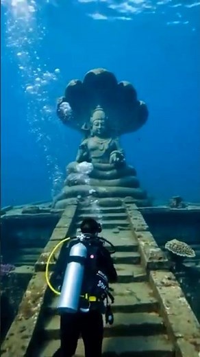 dwarka underwater real video |dwarakaunder sea real |dwarka city underwater |