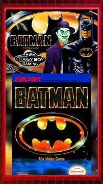 Batman: The Video Game Gameplay (NES) #retrogaming #sunsoft