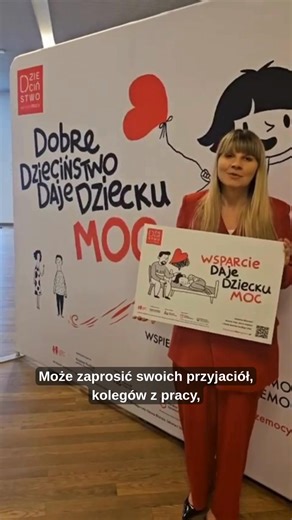 Dziś rusza druga edycja bardzo ważnej kampanii "Dzieciństwo bez Przemocy", która organizuje Fundacja Dajemy Dzieciom Siłę we współpracy z Krajową Koalicją na rzecz Ochrony Dzieci. 📣 Kampania dotyka bardzo ważnego tematu, jakim jest przeciwdziałanie przemocy wobec dzieci w Polsce. To także wiele inicjatyw edukacyjnych, które mają modelować, jak wygląda dobre dzieciństwo i jakie dzieciństwo daje moc ❤💪 Zachęcam wszystkich do udziału w akcjach kampanii. Na stronie https://dziecinstwobezprzemocy.p
