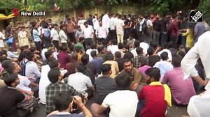SSC Aspirants Protest Against Paper Leak At Jantar Mantar In New Delhi