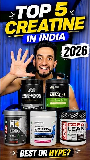 Top 5 Creatine in India 🇮🇳 (2026)