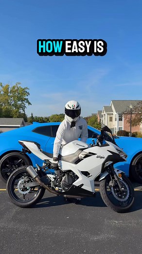 210K views · 4.4K reactions | How To Pick Up A Motorcycle #ninja400 #motorcycle #sportbike #bike #biketok #beginner #fyp | Real NinjaNick | Facebook