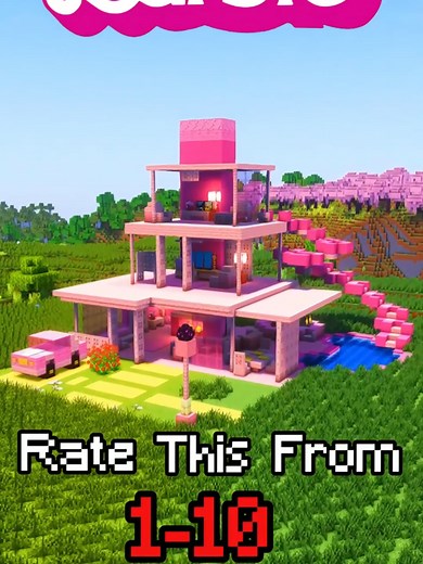 Build Your Own Barbie Dreamhouse in Minecraft