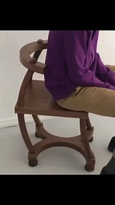 Soft Baroque's 'Dancing Chair' (2019). Soft Baroque is an art duo consisting of life and work partners, Saša Štucin and Nicholas Gardner, 🪑 'Dancing Chair' is a dynamic work of furniture referencing Joseph Hoffman-type Viennese Modernism, with a motor generating movements suggesting an anthropomorphic chair struggling to get your attention. 🪑 According to Gardner, their exhibitions are “more like a traditional furniture exhibition. I wouldn’t push the spiritual element too hard.” They include 