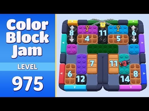 Color Block Jam Level 975 (976) | Puzzle Solved! 🎯