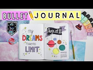 BULLET JOURNAL AUGUST FOR BEGINNERS 📒 Bujo August 2020 German - Cali Kessy