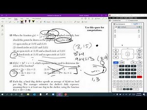 Algebra I August 2018 Regents Exam Answers - Questions 13-24