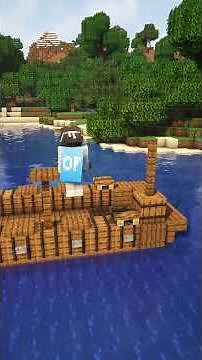 Minecraft Boat House⛵ For Build and No Music #minecraft