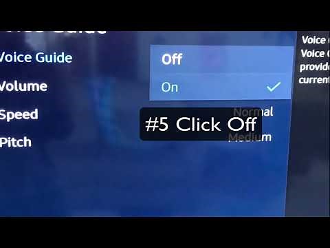 How to turn off voice guide or narrator on Samsung Smart TV