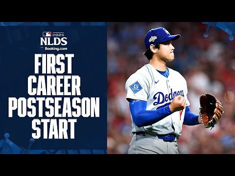Shohei Ohtani strikes out nine in FIRST CAREER Postseason start during NLDS Game 1 💥 | 大谷翔平 ハイライト