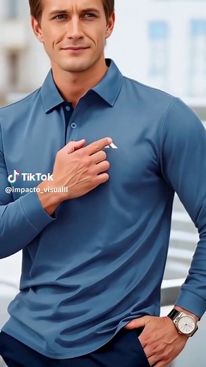 Polo de manga larga para hombre: Estilo y comodidad