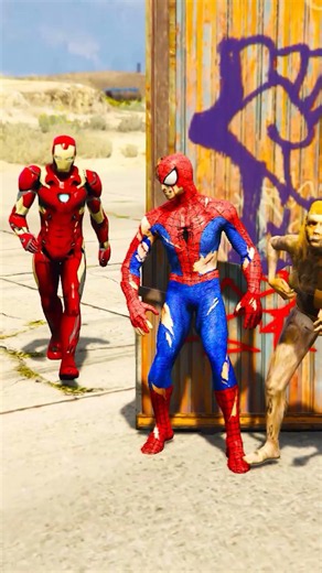 HULK 🆚 ZOMBIE SPIDERMAN #homemaranha #spiderman #hulk #ironman
