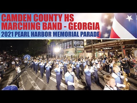 Camden County HS Marching Band - Georgia | 2021 Pearl Harbor Memorial Parade