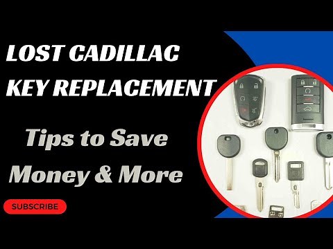 Lost Cadillac Key Replacement - How to Get a New Key. (Costs, Tips, Types of Keys & More.)