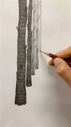 How to Draw a Forest Using Line Hatching ✍️ #drawingtutorial | Keith Nunes