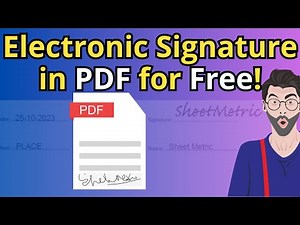 FREE Electronic Signature in PDF & Microsoft Word Document!