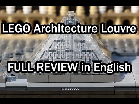 LEGO Architecture Louvre: FULL REVIEW in English (Set 21024)