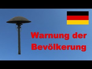 Sirenensignal "Warnung der Bevölkerung" (Deutschland)