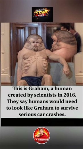 Meet Graham – the human designed to survive car crashes 😳🚗
