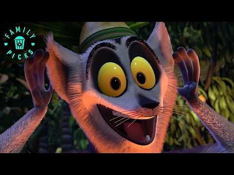 King Julien Gets the Whole Island Moving to "I Like to Move It" | Madagascar