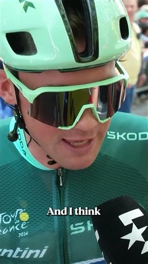 In control of the Green jersey 💪