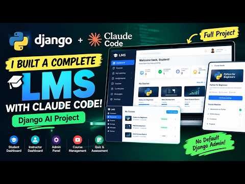 I Built a COMPLETE Library Management System with Claude Code! 🤯 | Django AI Project