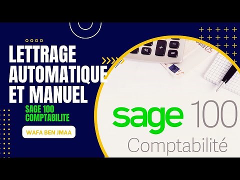 Lettrage automatique et manuel des comptes de tiers.