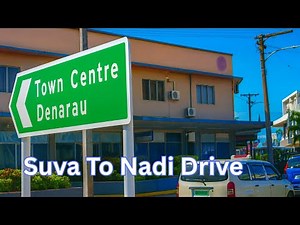 POV Driving From Suva To Nadi International Aiport (Beautilful Fiji Scenary).