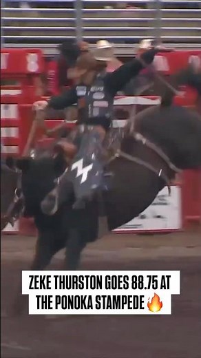 Zeke Thurston goes 88.75 at the Ponoka Stampede 🔥