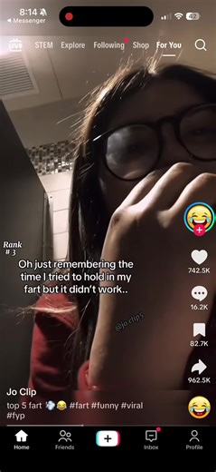 FART EXPLOSION 💥 😂#farts #farting #shit #girl #fyp | fart sounds