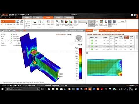 IDEA StatiCa - tutorial-25: Moment connection with slip critical bolts (AISC-LRFD-2016)