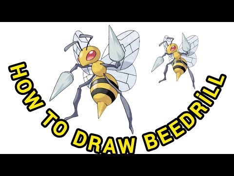 How to draw Beedrill/Beedrill drawing/Pokemon 