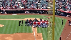 Mass brawl breaks out at baseball game leading to an 18-minute delay