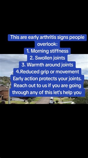 Recognize Early Signs of Arthritis for Joint Health