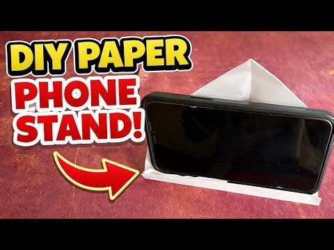 DIY Paper Phone Stand in 2 Minutes📱#5 | Easy Origami Phone Holder