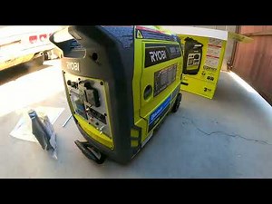 Ryobi 2300 Generator Unboxing