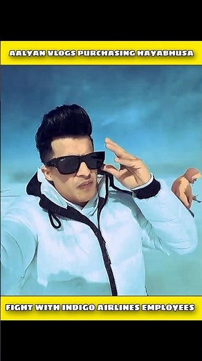 Aalyan vlogs purchasing new Hayabhusa | Fight with flight employees #shortvideo