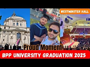 🎓 Proud Moment | BPP University Graduation 2025 | Westminster Hall | Hamza’s Ceremony Vlog