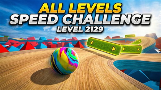 All levels mobile speedrun challenge in Going Balls big & small