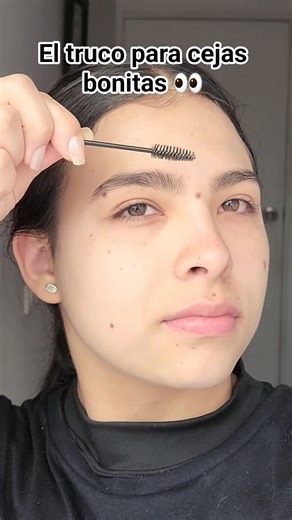 Tutorial fácil de cejas con lápiz café ✍️🤎 #makeup #beautyhacks #maquillaje #viral #makeuptutorial